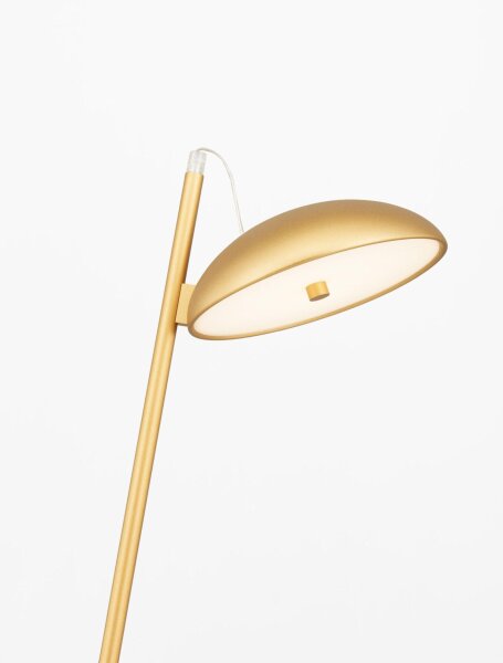 LED Schreibtischlampe in Gold 53 cm dimmbar warmweiß Modern