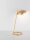 LED Schreibtischlampe in Gold 53 cm dimmbar warmweiß Modern