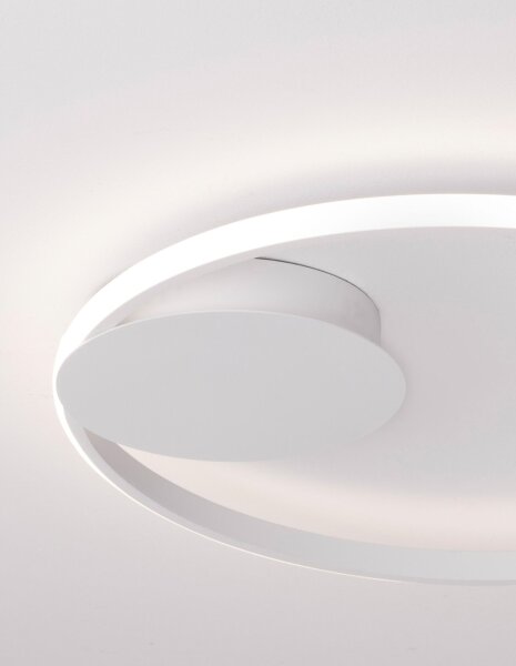 LED Deckenleuchte Weiß Ø 50 cm dimmbar rund warmweiß Modern