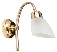 laiton lampe murale verre abat-jour salle de bains...