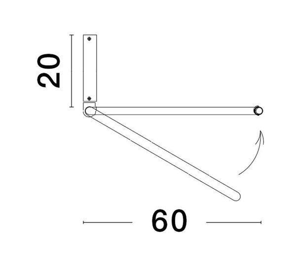 LED Deckenlampe Ring Ø 60 cm Weiß dimmbar schwenkbar Modern