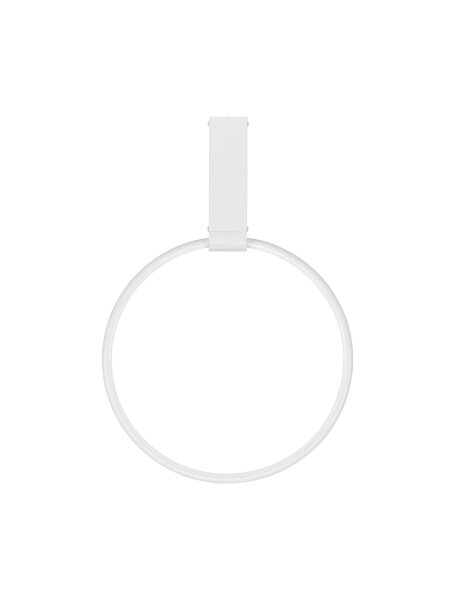 LED Deckenlampe Weiß Ø 40 cm dimmbar schwenkbar Ring HELENA