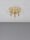 LED Deckenleuchte in Gold Weiß Ø 56 cm dimmbar Metall Modern