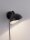Wandspot Metall E14 in Schwarz Gold 15 cm breit Retro