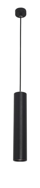 Pendelleuchte schmal GU10 Ø 6 cm Schwarz höhenverstellbar