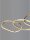 LED Pendelleuchte Ring 100 cm lang in Gold dimmbar Design