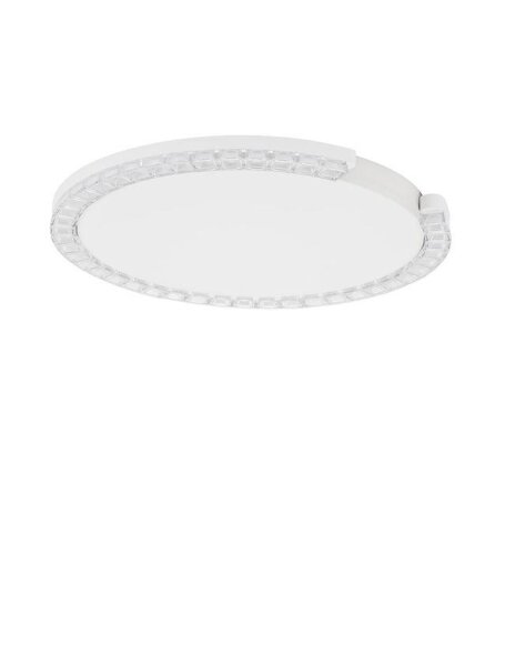 LED Deckenleuchte Weiß Ø 46 cm dimmbar flach warmweiß Modern