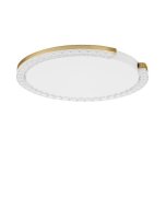 LED Deckenlampe in Gold Wei&szlig; &Oslash; 46 cm dimmbar...