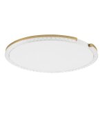 LED Deckenleuchte dimmbar in Gold Wei&szlig; &Oslash; 65...