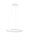 LED H&auml;ngelampe Wei&szlig; &Oslash; 46 cm dimmbar Ring warmwei&szlig; JANSEN
