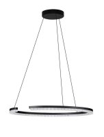 LED H&auml;ngelampe &Oslash; 65 cm dimmbar Schwarz...