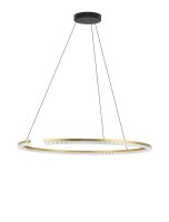 LED H&auml;ngeleuchte dimmbar &Oslash; 85 cm in Schwarz...
