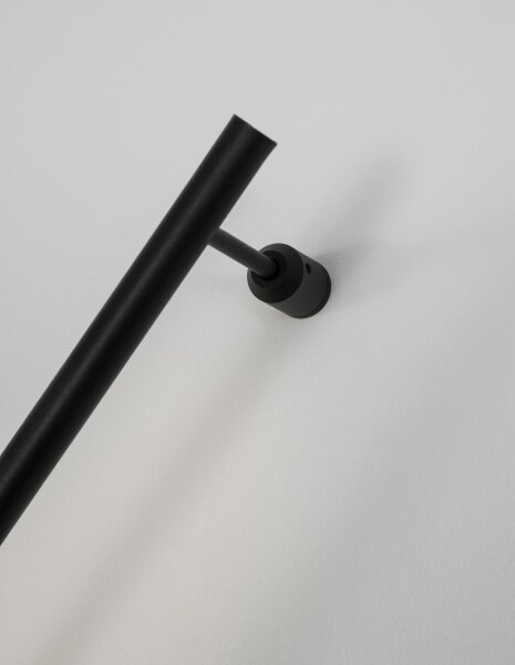 LED Wandlampe indirekt 90 cm breit Schwarz Minimalistisch
