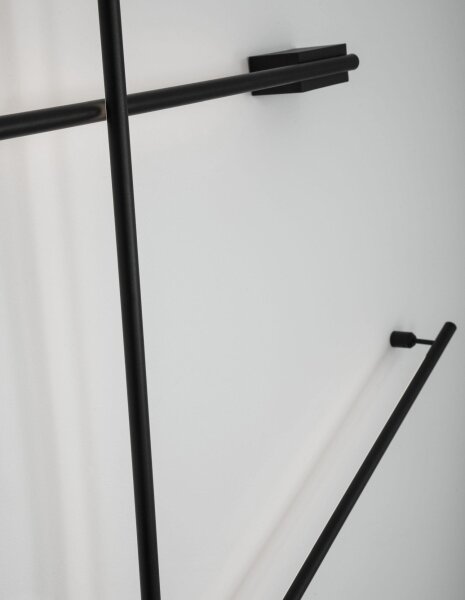 LED Wandlampe indirekt 90 cm breit Schwarz Minimalistisch