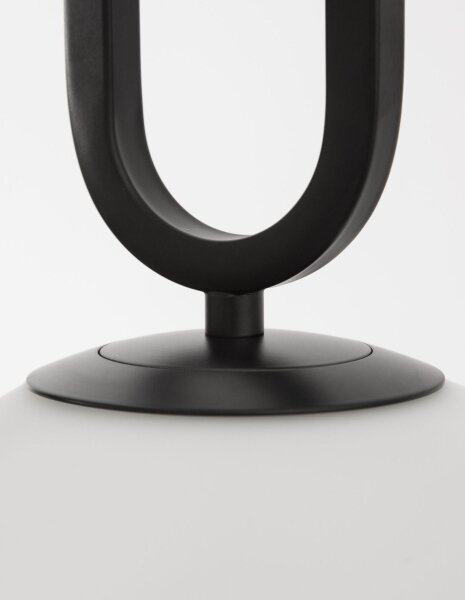 Pendelleuchte rund E27 Ø 20 cm Schwarz Weiß höhenverstellbar