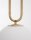 Hängelampe in Gold Weiß Ø 20 cm E27 Glas Metall rund Kugel