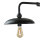 Applique vintage intérieure grande P:73cm noir aluminium