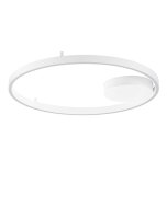 LED Deckenleuchte Wei&szlig; &Oslash; 60 cm dimmbar rund...