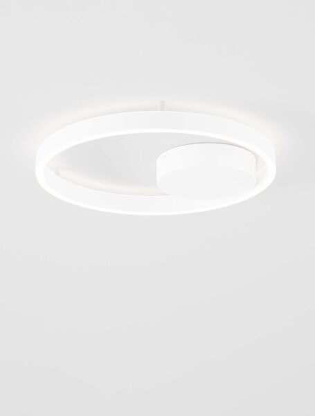 Runde LED Deckenleuchte Weiß Ø 40 cm dimmbar Up Down Modern