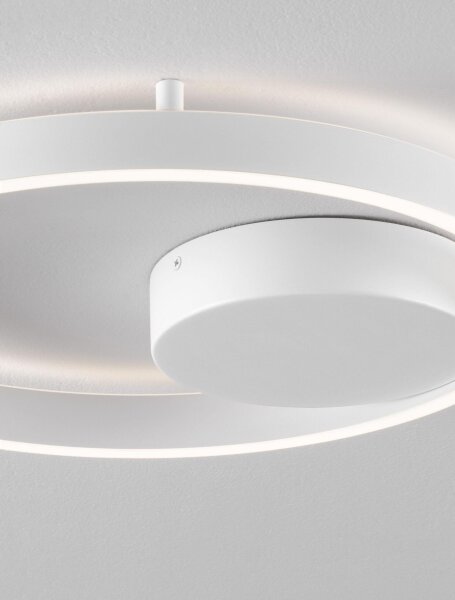 Runde LED Deckenleuchte Weiß Ø 40 cm dimmbar Up Down Modern
