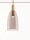LED Pendelleuchte 14,2 cm breit in Gold Grau Retro Rauchglas