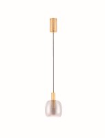 LED Hängeleuchte in Gold Grau Ø 16 cm...