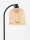 Tischlampe Boho E27 41 cm Schwarz Natur Bambus Metall