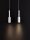 LED Pendelleuchte schmal 30 cm lang Weiß höhenverstellbar