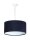 Suspension AIMEE bleu foncé blanc rétro rond