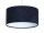 Suspension AIMEE bleu foncé blanc rétro rond