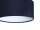 Suspension AIMEE bleu foncé blanc rétro rond