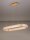 LED Hängelampe in Gold 90 cm lang dimmbar Ring warmweiß