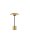 LED Tischlampe 44 cm in Schwarz Gold Metall warmweiß Modern