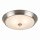 Lampe de salon verre rond Ø30cm en nickel ELENI