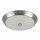Lampe de salon verre rond Ø30cm en nickel ELENI