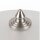 Lampe de salon verre rond Ø30cm en nickel ELENI