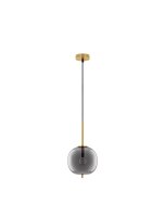 H&auml;ngeleuchte in Grau Gold &Oslash; 18,5 cm E27...