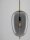Pendelleuchte Rauchglas Metall E27 in Gold Grau 27 cm breit