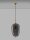 Pendelleuchte Rauchglas Metall E27 in Gold Grau 27 cm breit