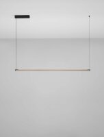 LED Hängelampe Schwarz Mokka 123 cm lang dimmbar...