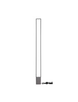 LED Stehlampe 160 cm Schwarz Beton Aluminium...