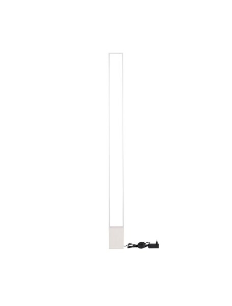 LED Stehleuchte Weiß 160 cm Beton Aluminium warmweiß KYLAN