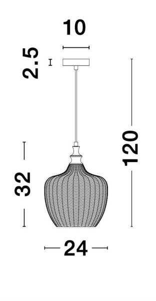Pendelleuchte E27 Ø 24 cm Schwarz Blau höhenverstellbar