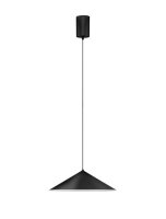 LED Pendelleuchte rund Ø 40 cm Schwarz...