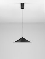 LED Pendelleuchte rund Ø 40 cm Schwarz...