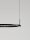 LED Pendelleuchte rund Ø 60 cm Schwarz dimmbar 6 flammig