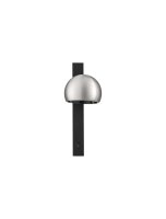 LED Wandlampe rund 26 cm breit in Schwarz Nickel...