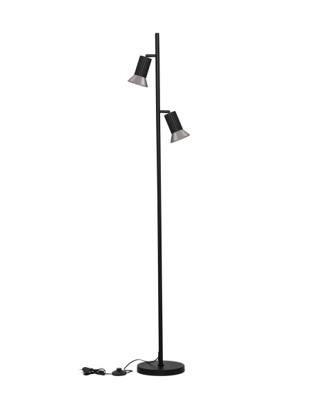 Stehlampe schwenkbar GU10 154 cm in Schwarz Bronze Modern
