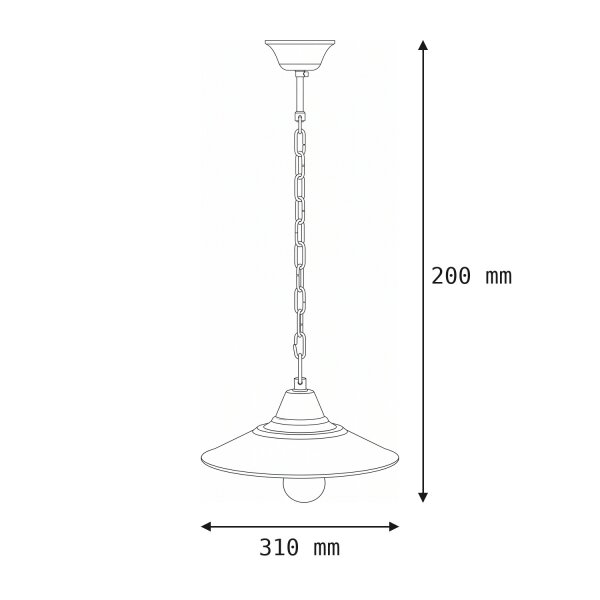 Lampe à suspendre table à manger cuisine laiton Ø31cm inoxydable