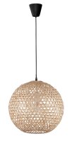 H&auml;ngeleuchte Schwarz Beige &Oslash; 40 cm E27...